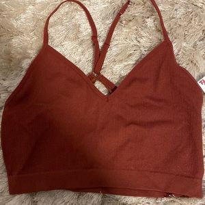 Ribbed seamless tank top